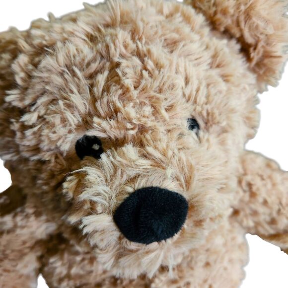 Warmies Brown Curly Bear Plush 14" Microwavable Weighted Lavender Scent - Picture 2 of 10